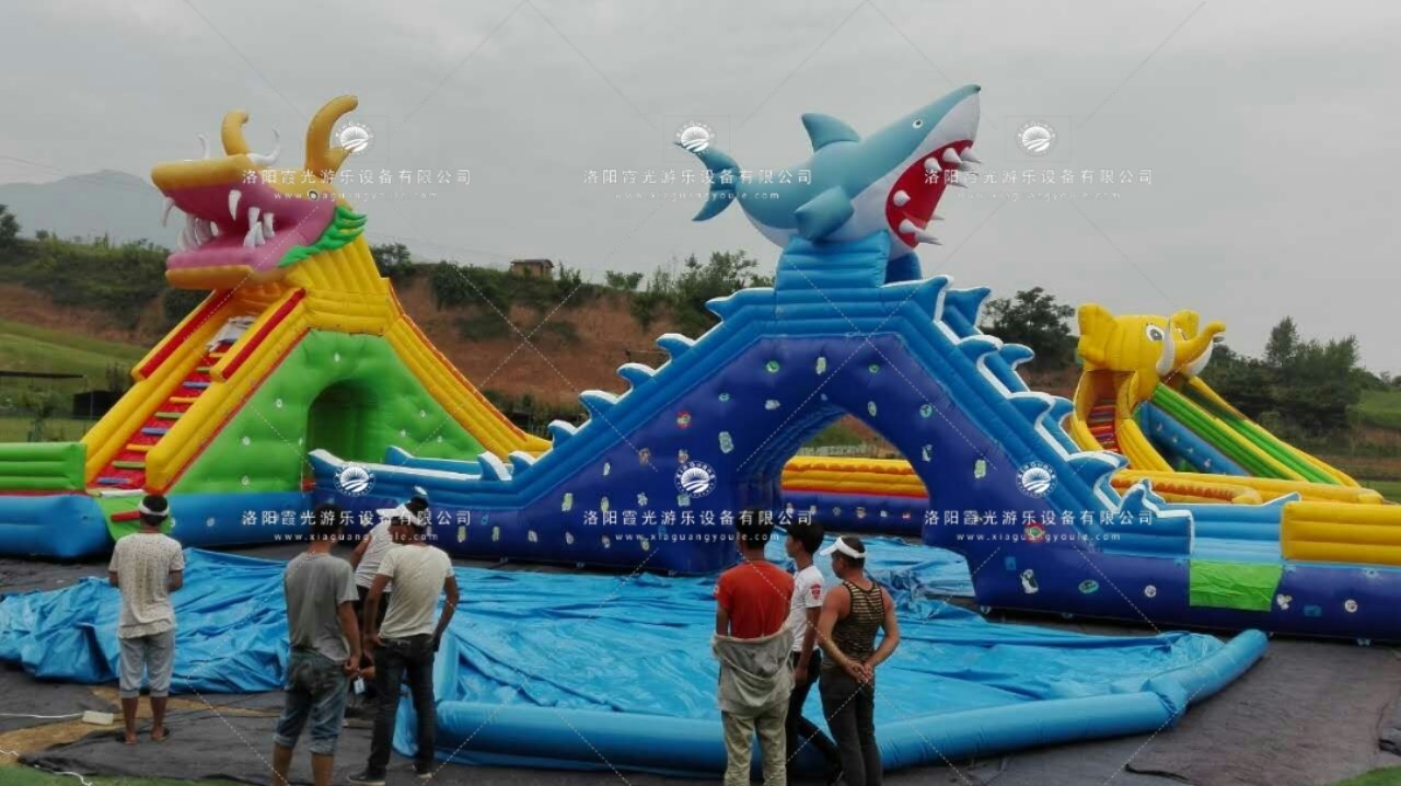 田阳龙鲨嬉水水上乐园